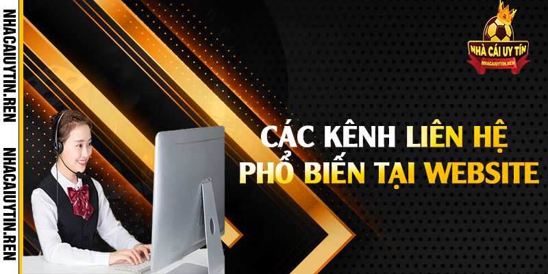 Các kênh liên hệ phổ biến tại website